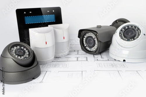 Alarm system - kamery - manipulator