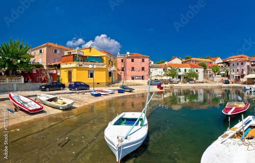 Old mediterranean harbor in Sali village