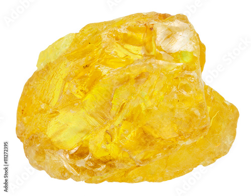 native Sulfur ( sulphur) mineral isolated