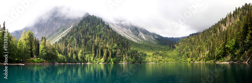 Lake Smaller Ritsa in Abkhazia, Georgia