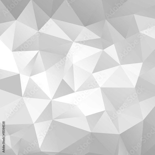 Gray triangular abstract background. Trendy vector illustration. 