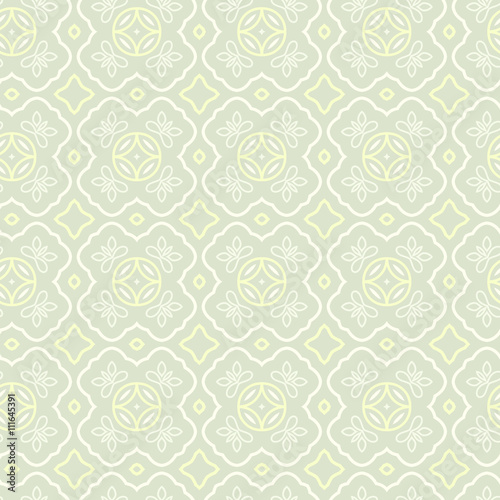Seamless Floral Ethnic Pattern