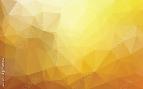 Gold Abstract Low Poly Vector Background