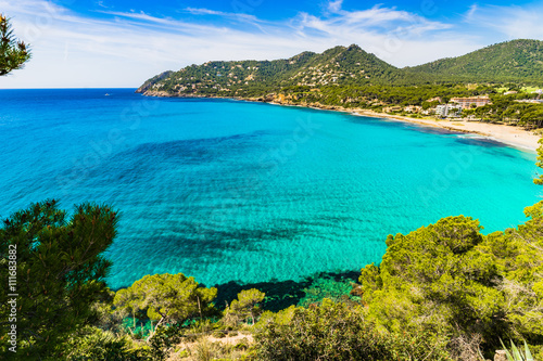 Panorama Ausblick Mallorca Bucht Küste von Canyamel