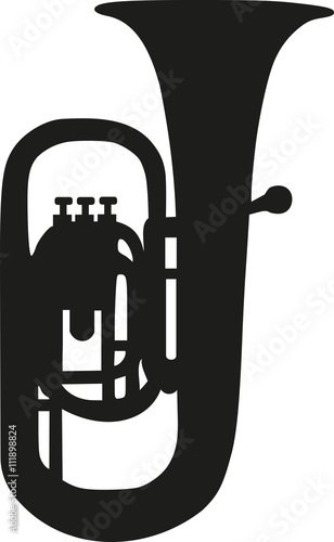 Tuba silhouette