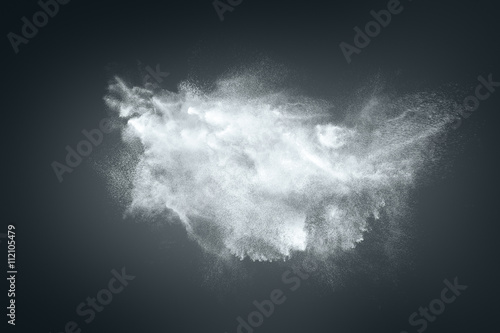 Dust powder cloud background
