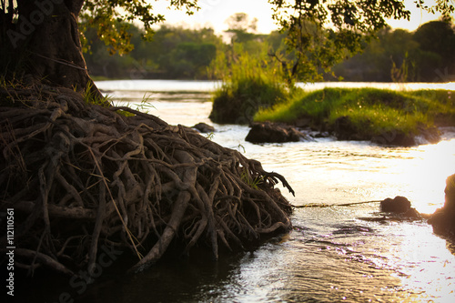 Victoria waterfall and Zambezi river