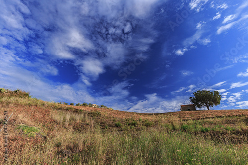 Sicilian Spring Hills Landscape