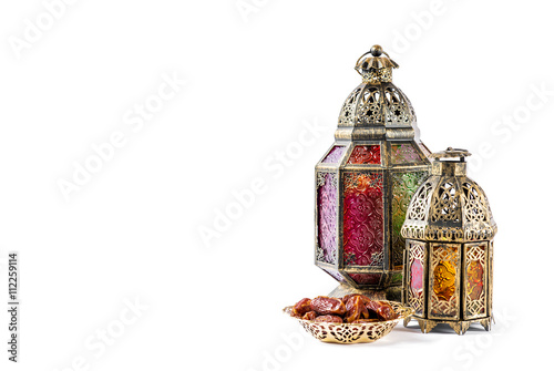 Oriental holidays decoration light lantern Ramadan kareem