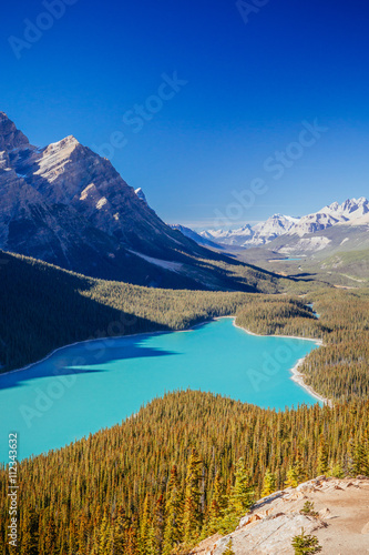 Peyto Lake, Banff National Park, Rocky Mountains, Alberta, Canad