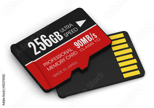 High speed 256GB flash memory cards