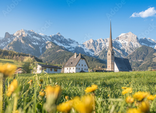 Alpine village Maria Alm, Salzburger Land, Austria