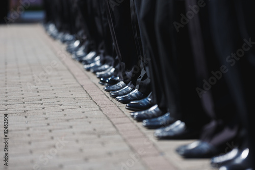 Boot row of cadets