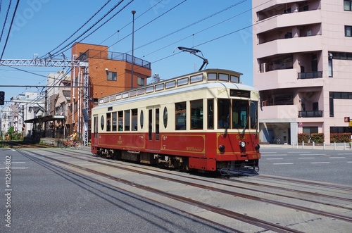 都電荒川線の新庚申塚付近