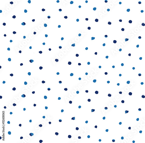 Polka dots pattern in vector
