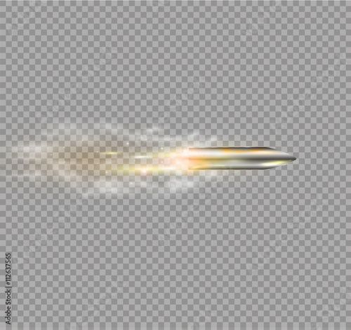 Flying bullet