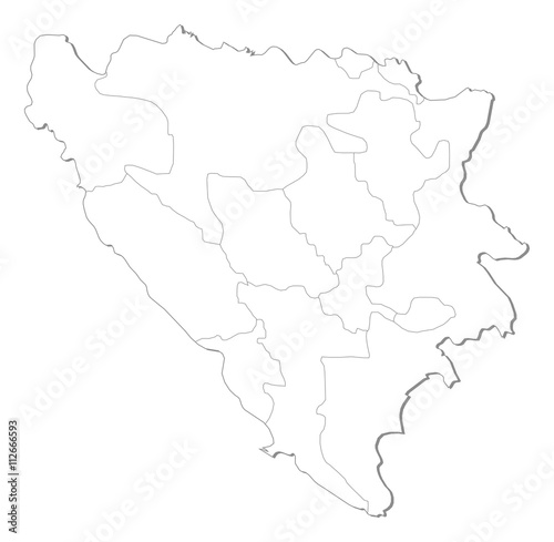 Map - Bosnia and Herzegovina