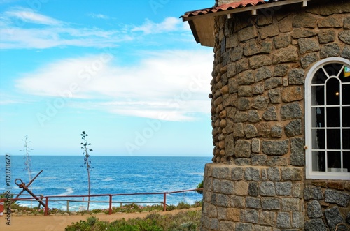 View onto the ocean outside of Pablo Nerudas house