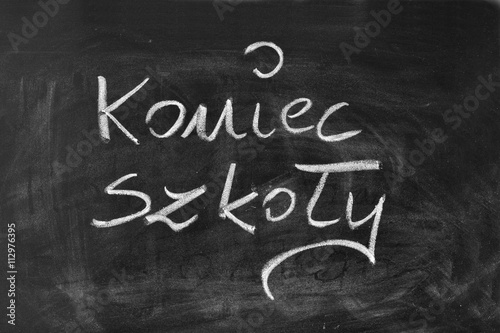 Koniec szkoły. Zakończenie roku szkolnego.