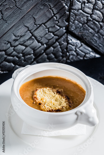 french onion gratin soup