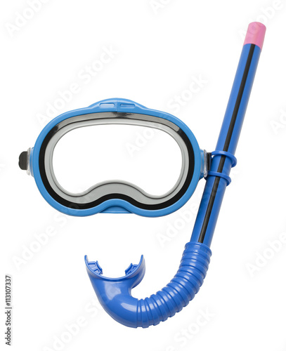 Blue Snorkel and Mask