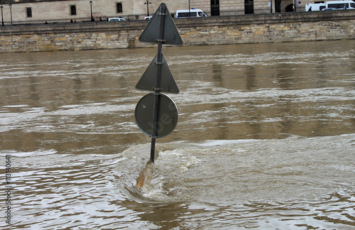 Paris, crue de la Seine