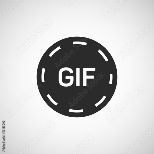 gif animation button icon