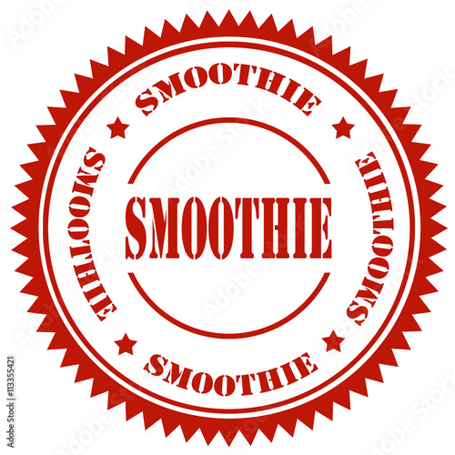 Smoothie-red stamp