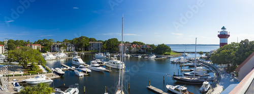 Overhead view of Hilton Head