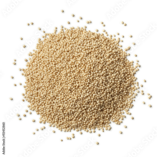 Heap of raw amaranth seeds