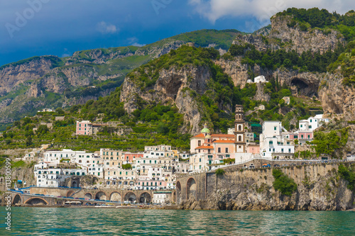 Beautiful small village of Atrani, Amalfi coast, Campania region, Italy