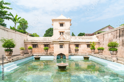 Taman Sari water palace of Yogyakarta on Java island