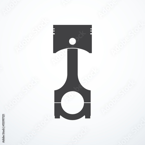 Vector piston icon