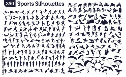 250 sport silhouettes