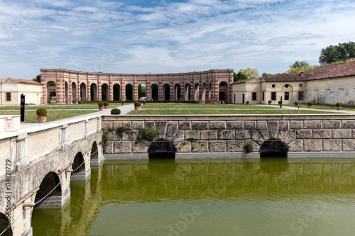 Palazzo Te in Mantua, Italy, constructed 1524–34 for Federico II Gonzaga, Marquess of Mantua. 