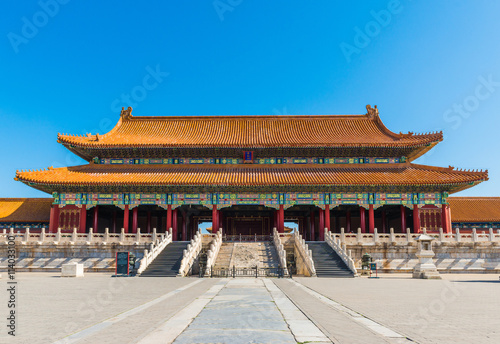 Hall of Supreme Harmony, Forbidden City in Beijing, China