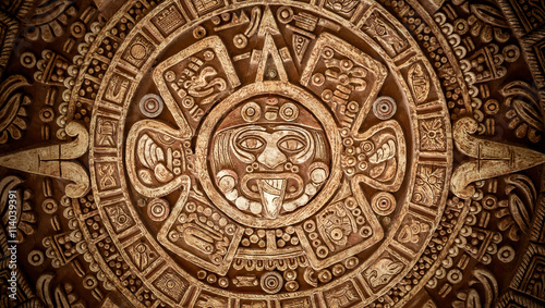 Pagan ornament of a tribe Maya texture