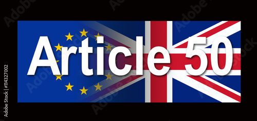 article 50 banner eu uk
