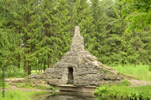 Tuff bridge in the Park.