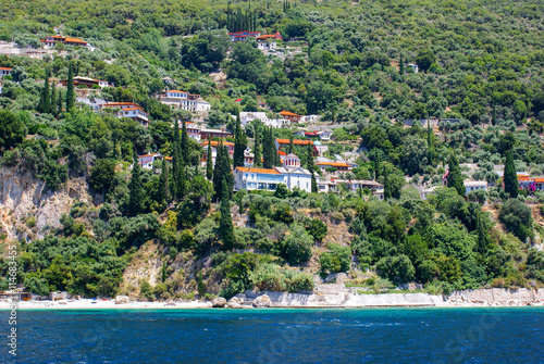 Monasteries on Mount Athos, Chalkidiki, Greece