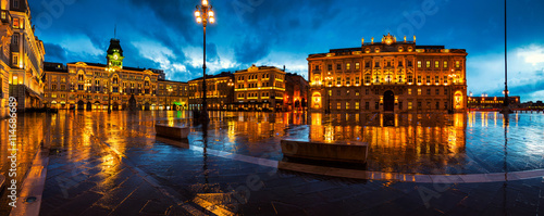 Unity of Italy Square in Trieste, Italy