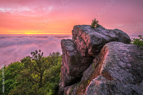 High Rock sunset, Pine Mountain trail, Kentucky
