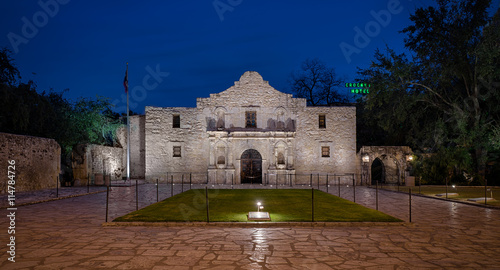 The Alamo, originally known as Mission San Antonio de Valero, in San Antonio, Texas