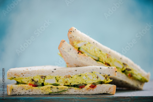 coronation chicken sandwich