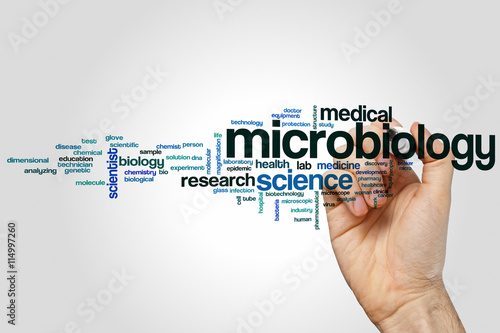 Microbiology word cloud