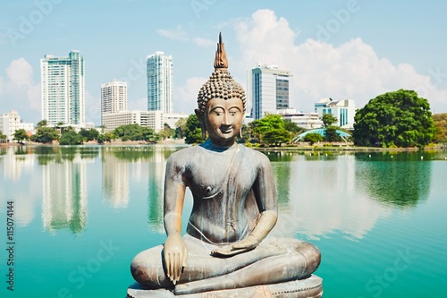 Budhist temple in Colombo