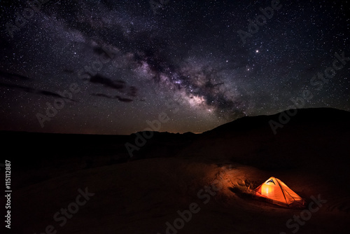 Camping under the Stars Reflection Canyon Utah USA