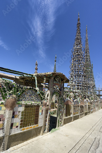 watts towers in Los Angeles, California