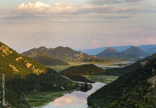 Czarnogóra,Ujście rzeki do Jeziora Szkoderskiego