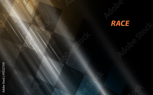 Racing square background, vector illustration abstraction in racing grandprix